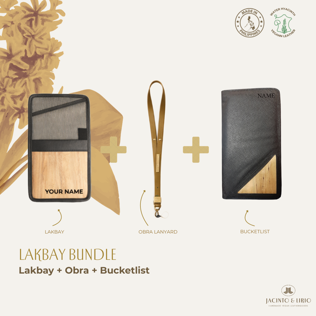 Travel Bundle – Lakbay + Obra + Bucketlist, Travel Wallet, Jacinto & Lirio, Jacinto & Lirio. - Jacinto & Lirio