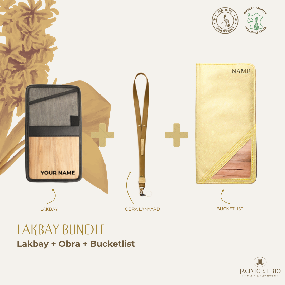 Travel Bundle – Lakbay + Obra + Bucketlist, Travel Wallet, Jacinto & Lirio, Jacinto & Lirio. - Jacinto & Lirio