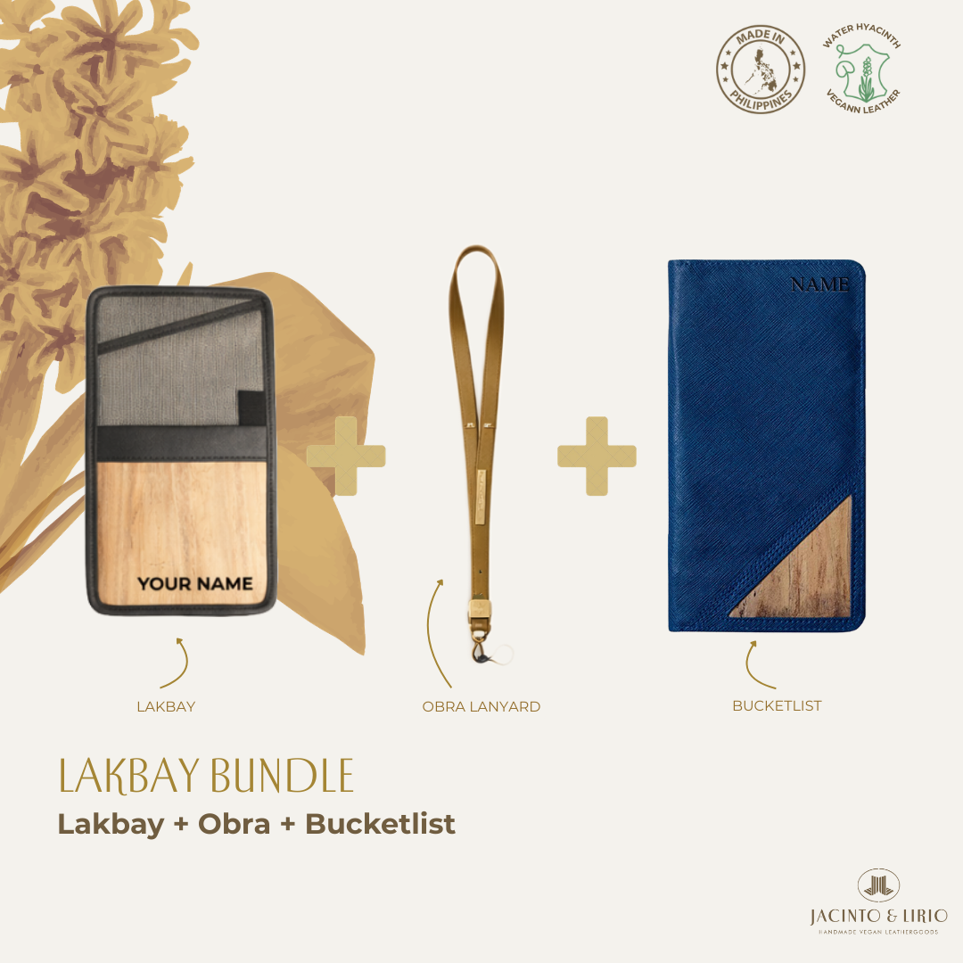 Travel Bundle – Lakbay + Obra + Bucketlist, Travel Wallet, Jacinto & Lirio, Jacinto & Lirio. - Jacinto & Lirio