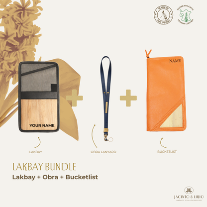 Travel Bundle – Lakbay + Obra + Bucketlist, Travel Wallet, Jacinto & Lirio, Jacinto & Lirio. - Jacinto & Lirio