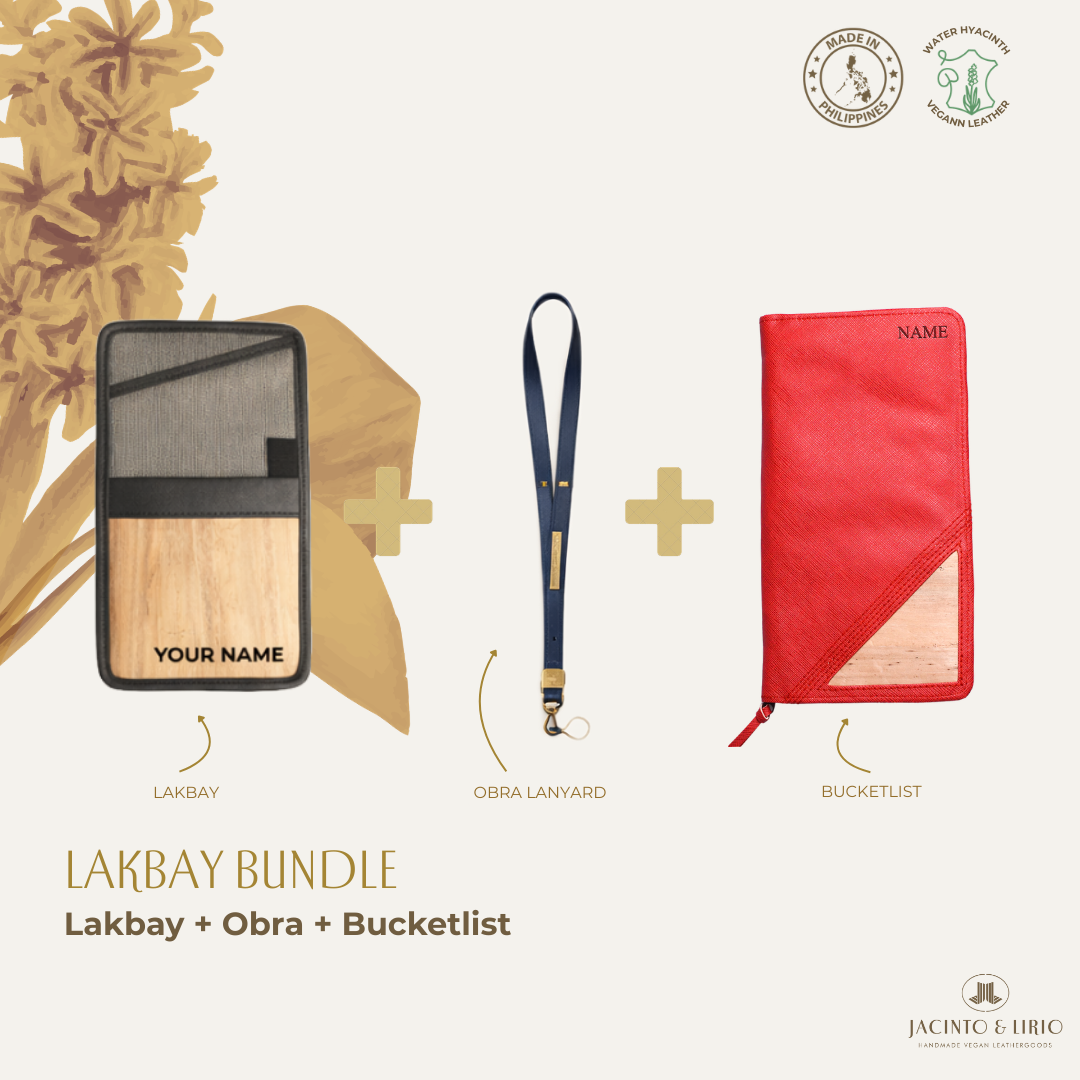 Travel Bundle – Lakbay + Obra + Bucketlist, Travel Wallet, Jacinto & Lirio, Jacinto & Lirio. - Jacinto & Lirio
