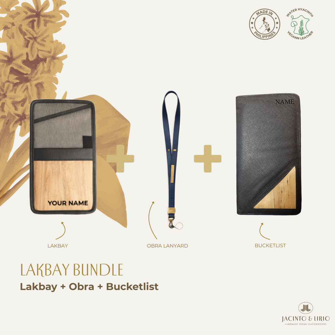 Travel Bundle – Lakbay + Obra + Bucketlist, Travel Wallet, Jacinto & Lirio, Jacinto & Lirio. - Jacinto & Lirio