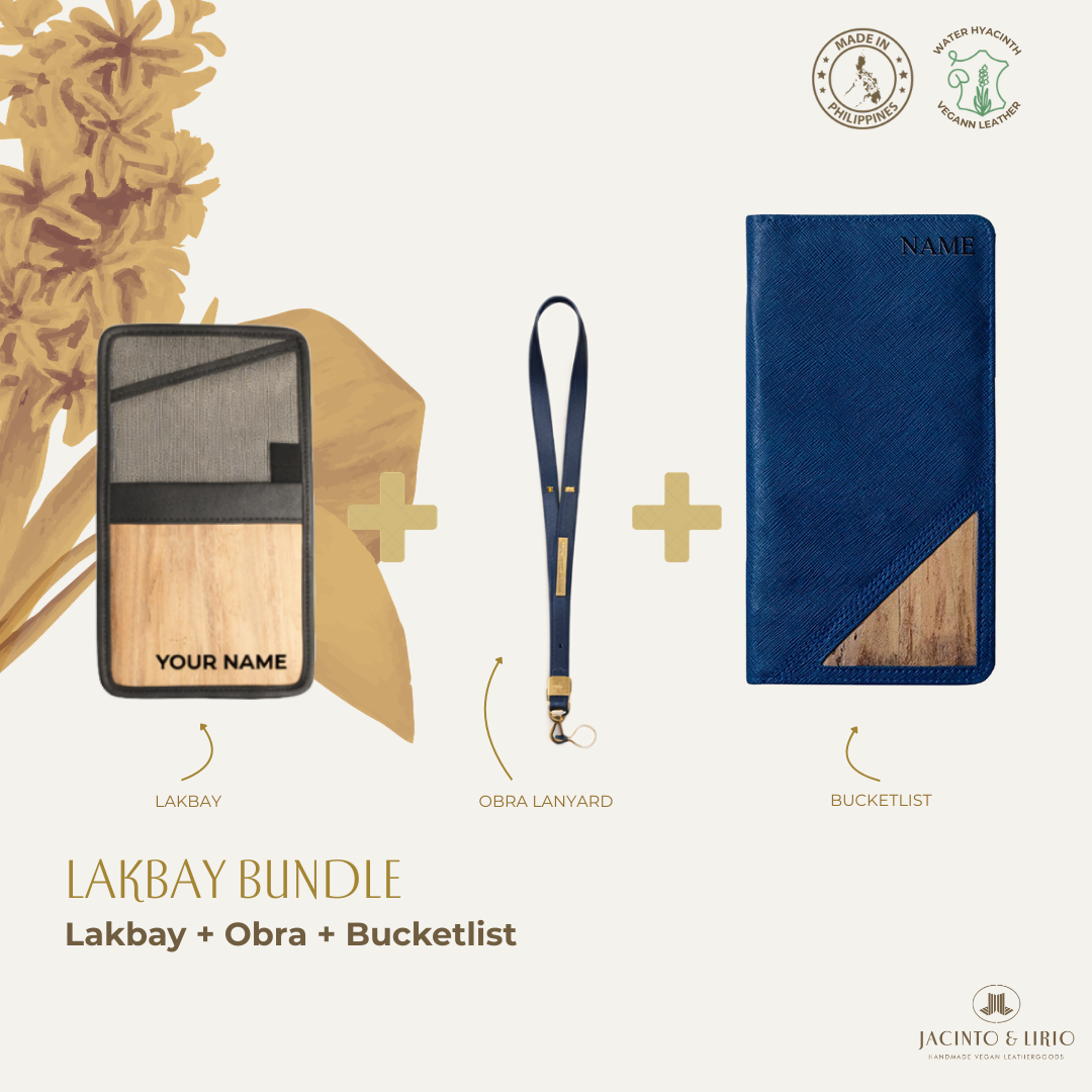 Travel Bundle – Lakbay + Obra + Bucketlist, Travel Wallet, Jacinto & Lirio, Jacinto & Lirio. - Jacinto & Lirio