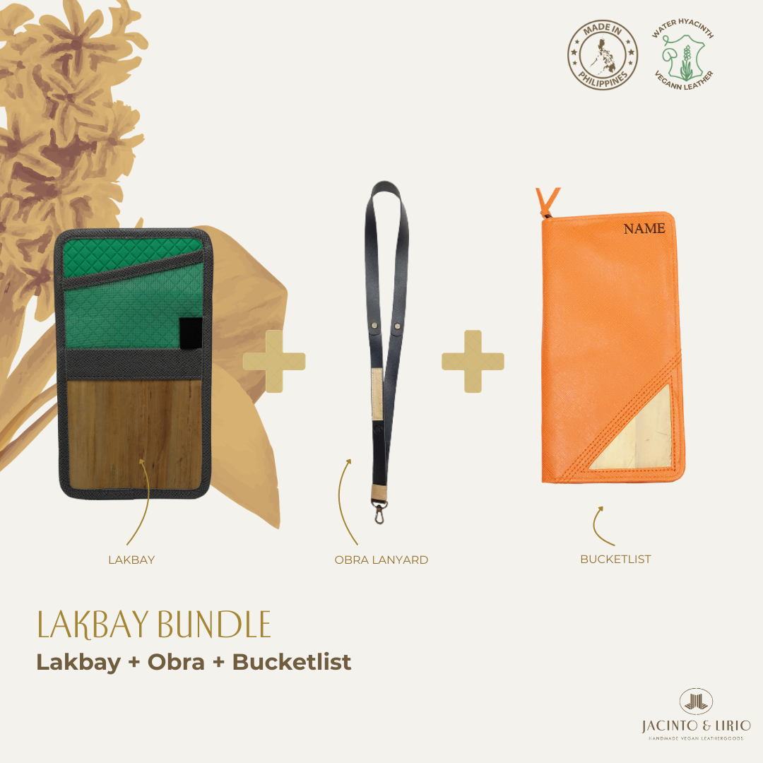 Travel Bundle – Lakbay + Obra + Bucketlist, Travel Wallet, Jacinto & Lirio, Jacinto & Lirio. - Jacinto & Lirio