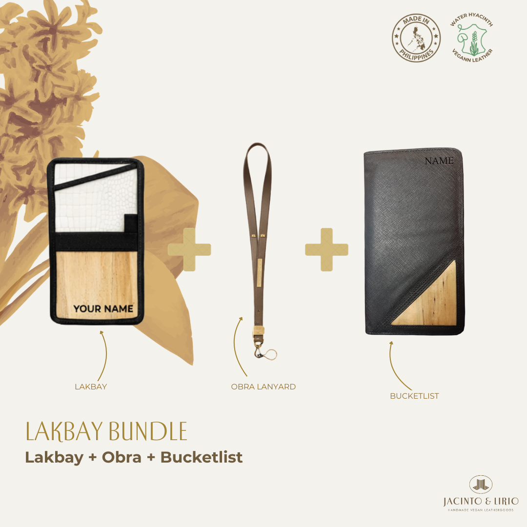 Travel Bundle – Lakbay + Obra + Bucketlist, Travel Wallet, Jacinto & Lirio, Jacinto & Lirio. - Jacinto & Lirio