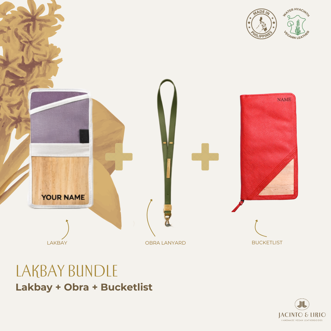 Travel Bundle – Lakbay + Obra + Bucketlist, Travel Wallet, Jacinto & Lirio, Jacinto & Lirio. - Jacinto & Lirio