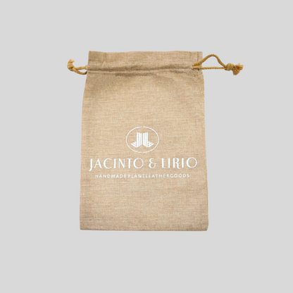 Jacinto & Lirio Linen Drawstring Eco-Bag - Jacinto & Lirio