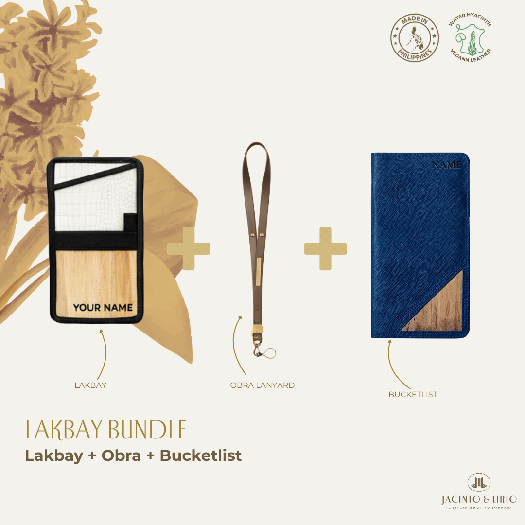 Travel Bundle – Lakbay + Obra + Bucketlist, Travel Wallet, Jacinto & Lirio, Jacinto & Lirio. - Jacinto & Lirio