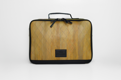 Hiraya Multifunctional and Eco-Friendly 13”/ 15” Workstation Laptop Bag with Privacy Panel, Built-In Laptop Stand, Zippered Closure & Travel Strap