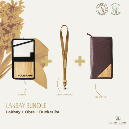 Travel Bundle – Lakbay + Obra + Bucketlist, Travel Wallet, Jacinto & Lirio, Jacinto & Lirio. - Jacinto & Lirio