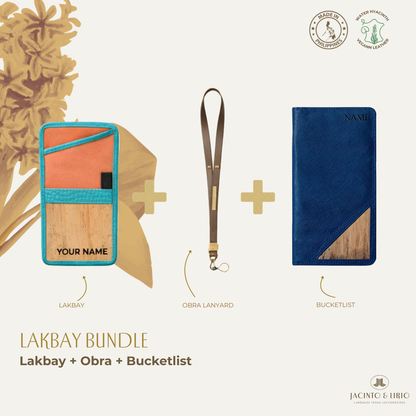 Travel Bundle – Lakbay + Obra + Bucketlist, Travel Wallet, Jacinto & Lirio, Jacinto & Lirio. - Jacinto & Lirio