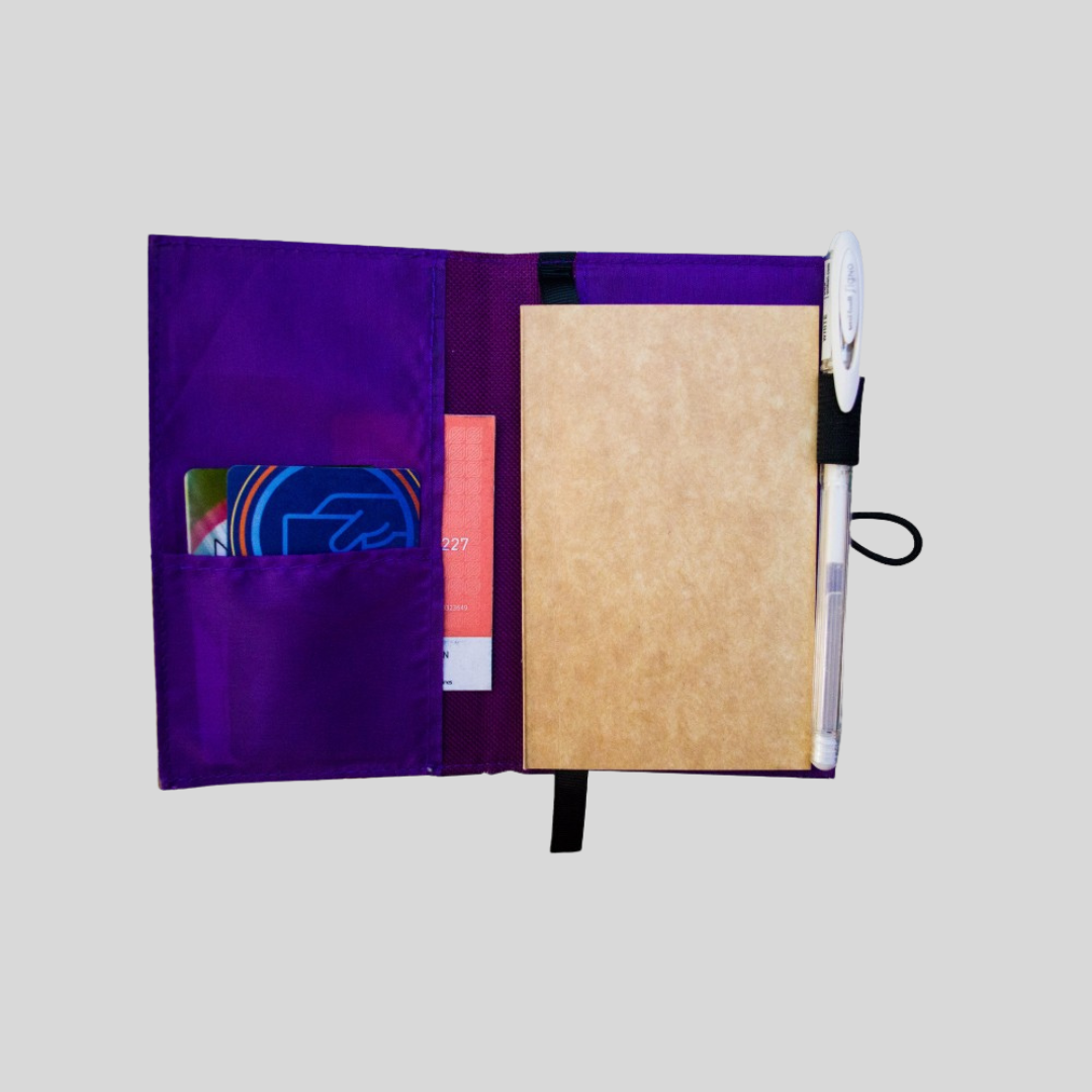 Pinto Mini Personalizable Refillable Vegan Leather Journal Bundle +2pcs Mini Refills Blank Notebook Journals Inserts Bundle