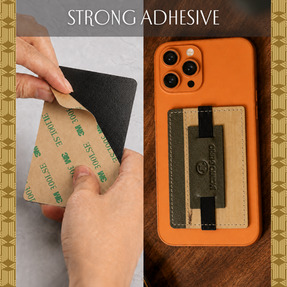 Jacinto & Lirio KAPIT Water Hyacinth Phone Wallet, Grip & Kickstand