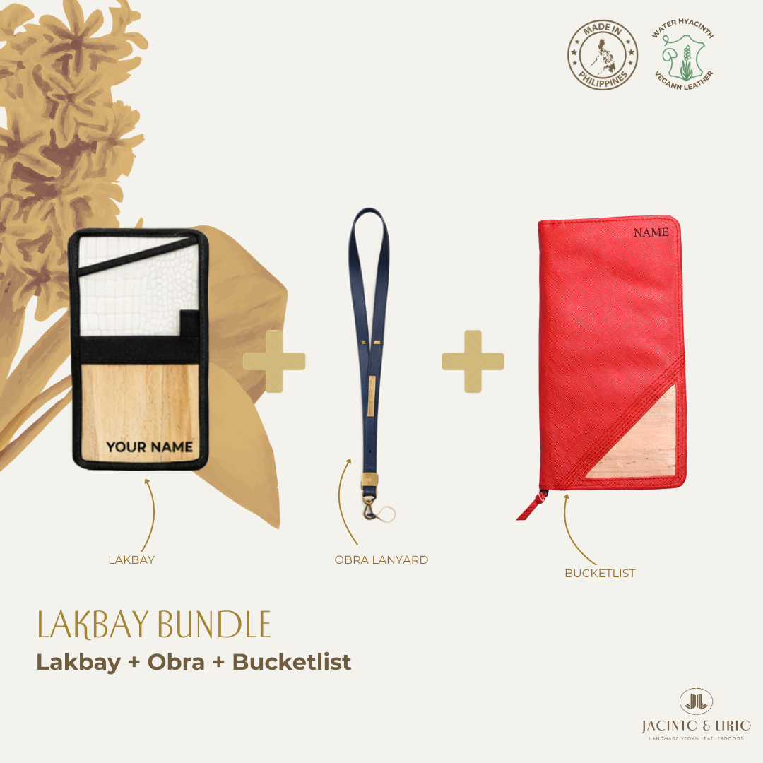 Travel Bundle – Lakbay + Obra + Bucketlist, Travel Wallet, Jacinto & Lirio, Jacinto & Lirio. - Jacinto & Lirio