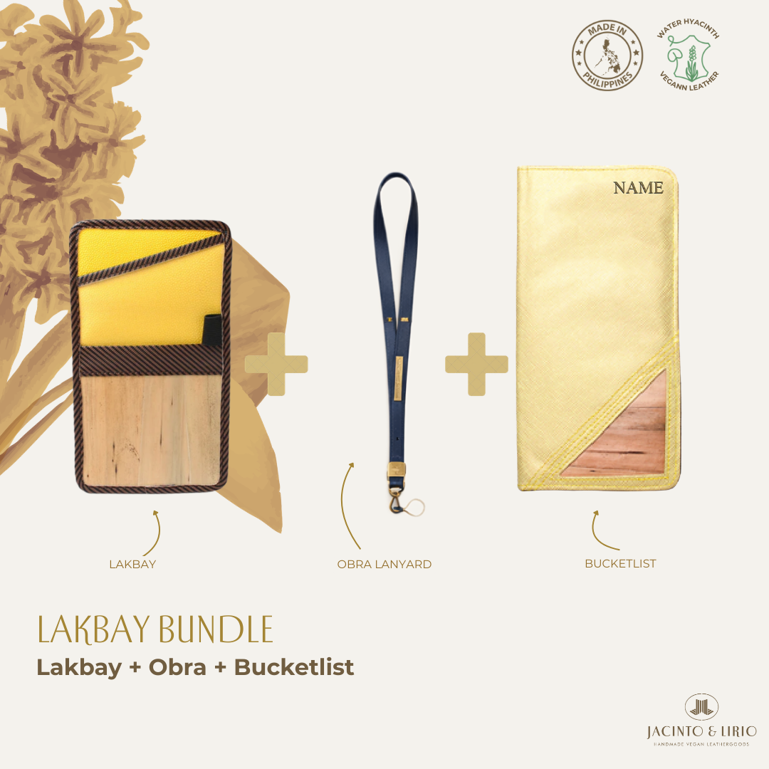 Travel Bundle – Lakbay + Obra + Bucketlist, Travel Wallet, Jacinto & Lirio, Jacinto & Lirio. - Jacinto & Lirio