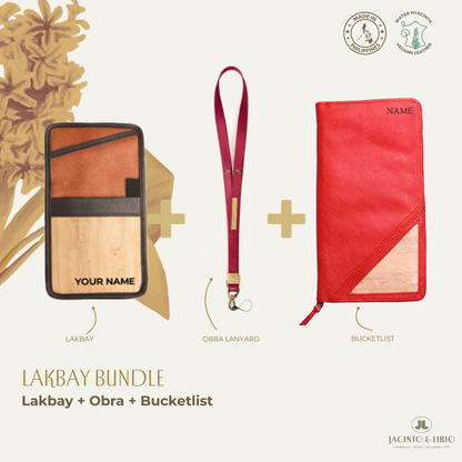 Travel Bundle – Lakbay + Obra + Bucketlist, Travel Wallet, Jacinto & Lirio, Jacinto & Lirio. - Jacinto & Lirio