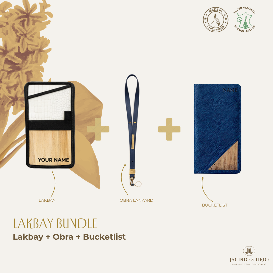 Travel Bundle – Lakbay + Obra + Bucketlist, Travel Wallet, Jacinto & Lirio, Jacinto & Lirio. - Jacinto & Lirio