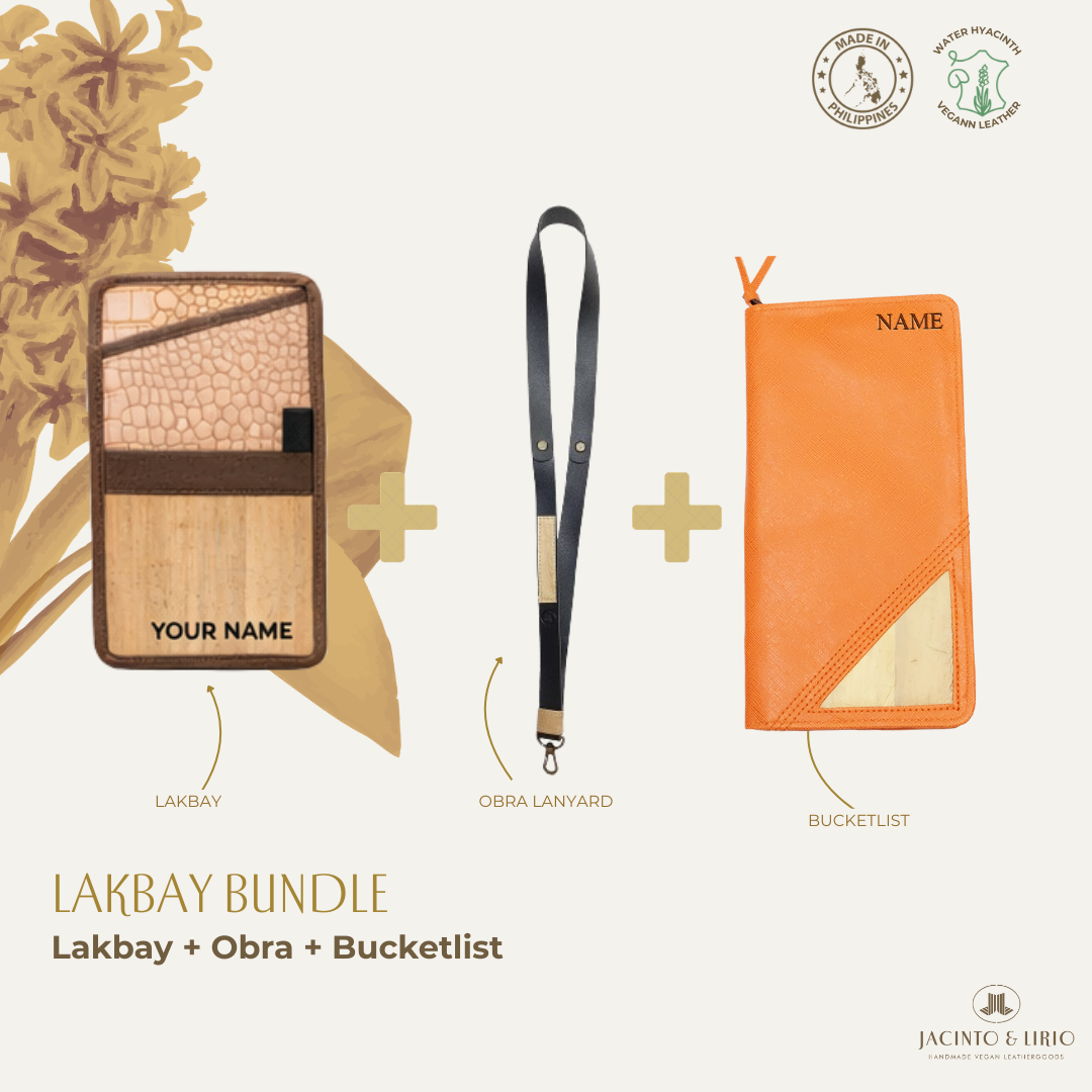 Travel Bundle – Lakbay + Obra + Bucketlist, Travel Wallet, Jacinto & Lirio, Jacinto & Lirio. - Jacinto & Lirio