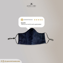 Load image into Gallery viewer, 3 Ply Washable Comfortable Cotton Earband with Adjuster Denim Masks for Adults, Teens and Kids With Integrated Filter and Extra Pocket
