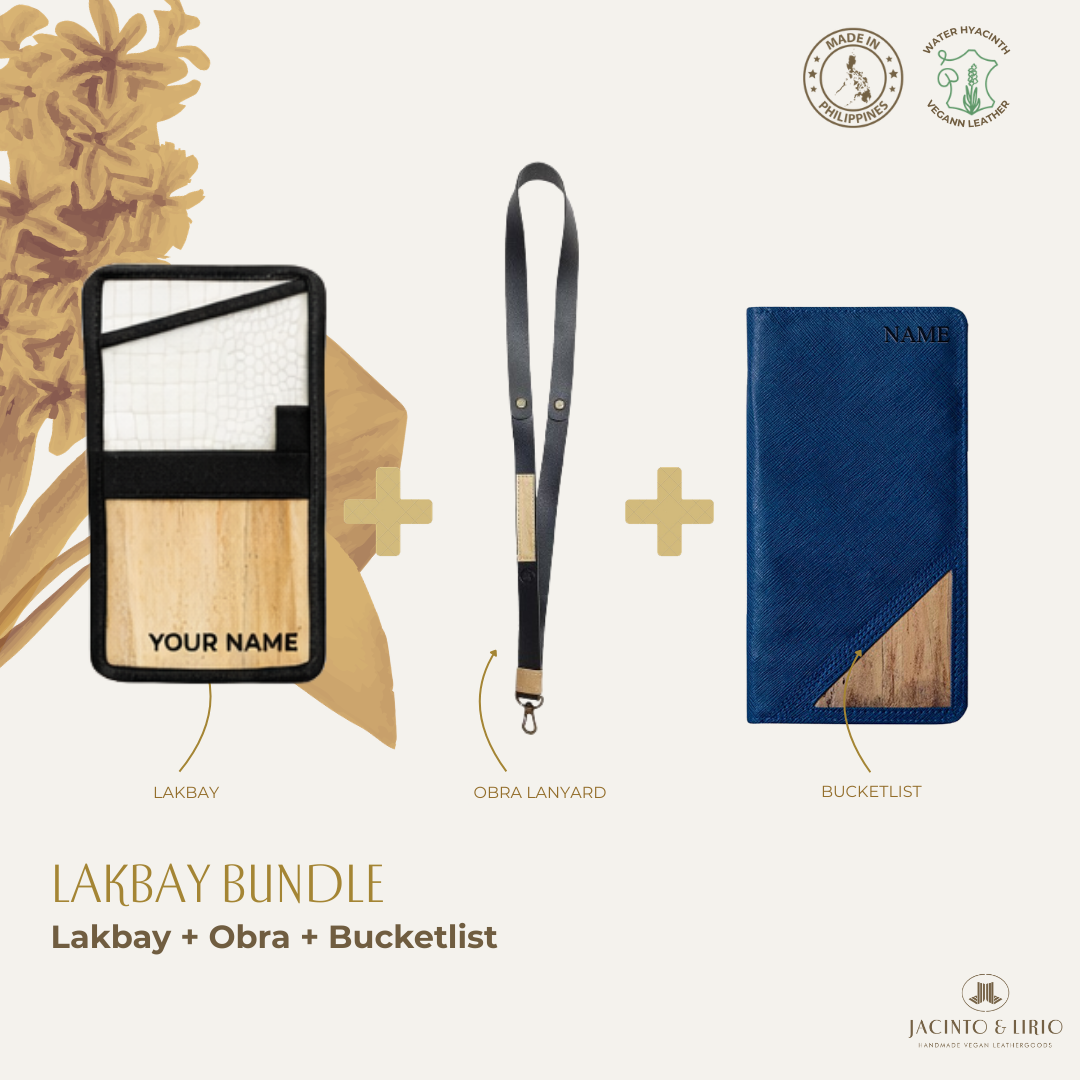 Travel Bundle – Lakbay + Obra + Bucketlist, Travel Wallet, Jacinto & Lirio, Jacinto & Lirio. - Jacinto & Lirio