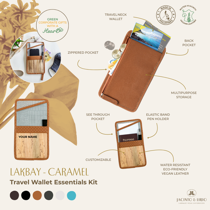Lakbay Wallet Essentials Pouch Neck Organizer