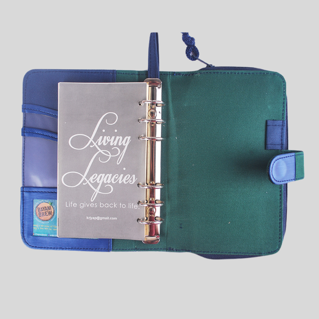 A6 Ring Binder Dateless Planner and Wallet Organizer - Jacinto & Lirio