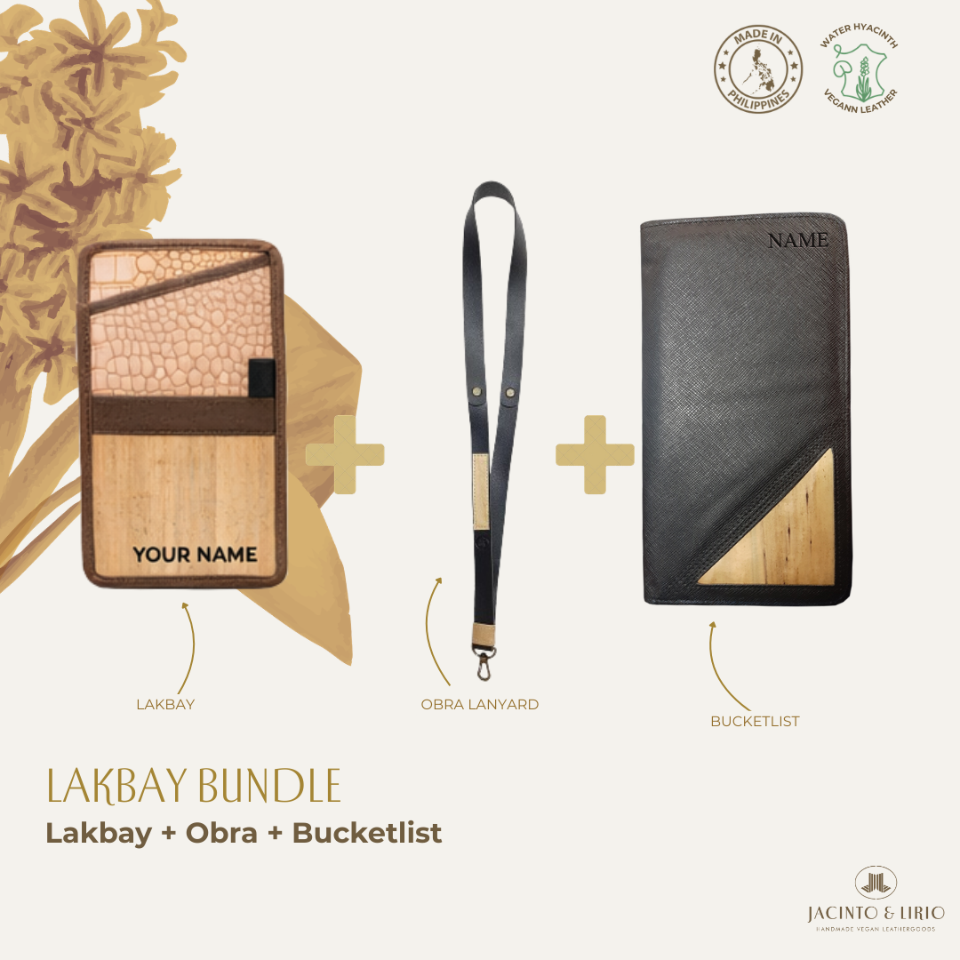 Travel Bundle – Lakbay + Obra + Bucketlist, Travel Wallet, Jacinto & Lirio, Jacinto & Lirio. - Jacinto & Lirio