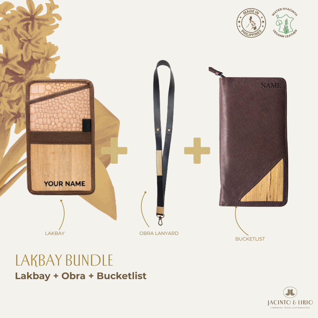 Travel Bundle – Lakbay + Obra + Bucketlist, Travel Wallet, Jacinto & Lirio, Jacinto & Lirio. - Jacinto & Lirio