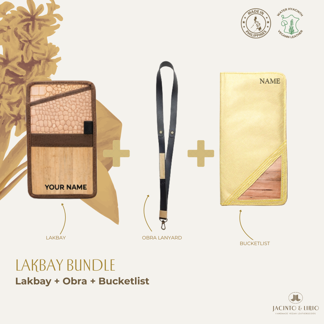Travel Bundle – Lakbay + Obra + Bucketlist, Travel Wallet, Jacinto & Lirio, Jacinto & Lirio. - Jacinto & Lirio