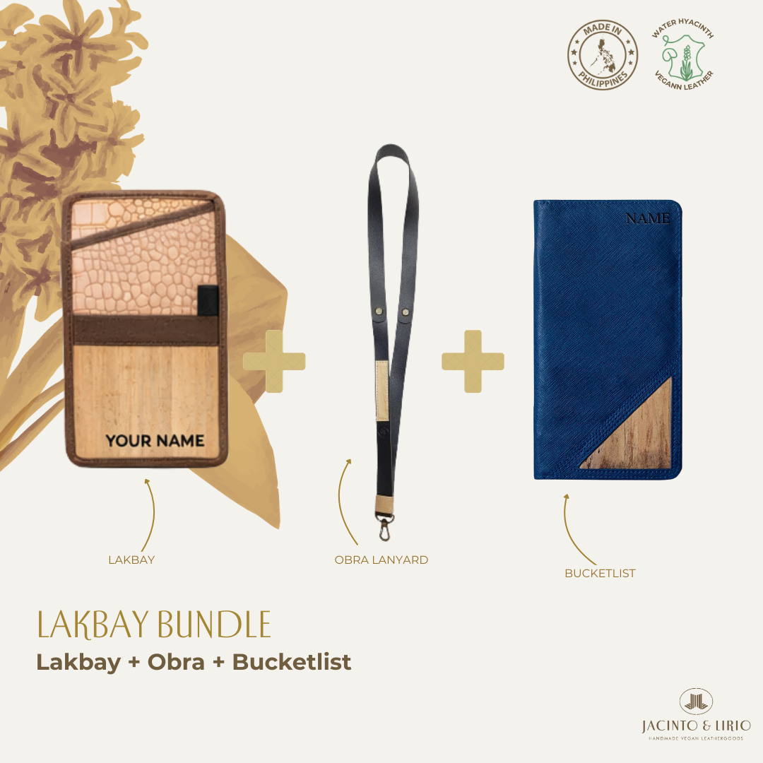 Travel Bundle – Lakbay + Obra + Bucketlist, Travel Wallet, Jacinto & Lirio, Jacinto & Lirio. - Jacinto & Lirio