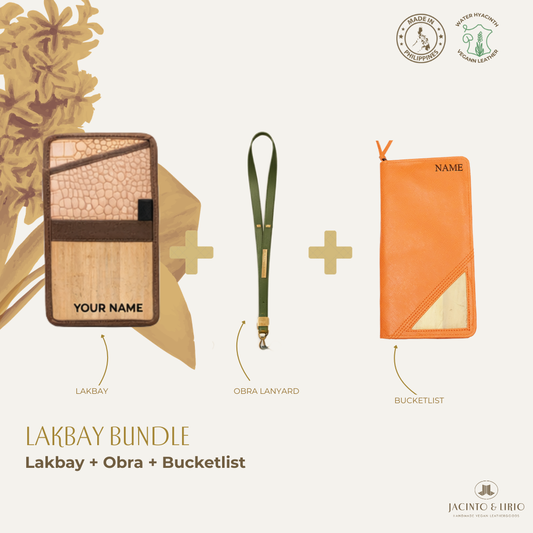 Travel Bundle – Lakbay + Obra + Bucketlist, Travel Wallet, Jacinto & Lirio, Jacinto & Lirio. - Jacinto & Lirio