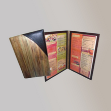 Load image into Gallery viewer, Vegan Leather Menu Holder - Jacinto &amp; Lirio