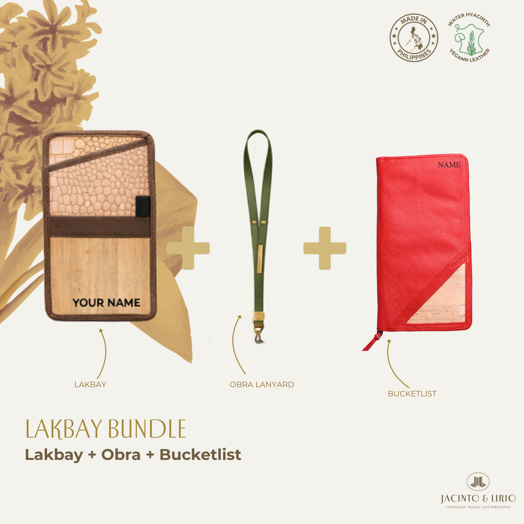 Travel Bundle – Lakbay + Obra + Bucketlist, Travel Wallet, Jacinto & Lirio, Jacinto & Lirio. - Jacinto & Lirio