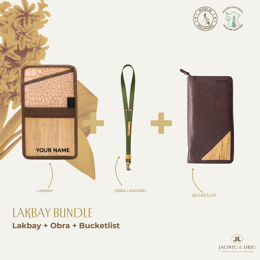 Travel Bundle – Lakbay + Obra + Bucketlist, Travel Wallet, Jacinto & Lirio, Jacinto & Lirio. - Jacinto & Lirio