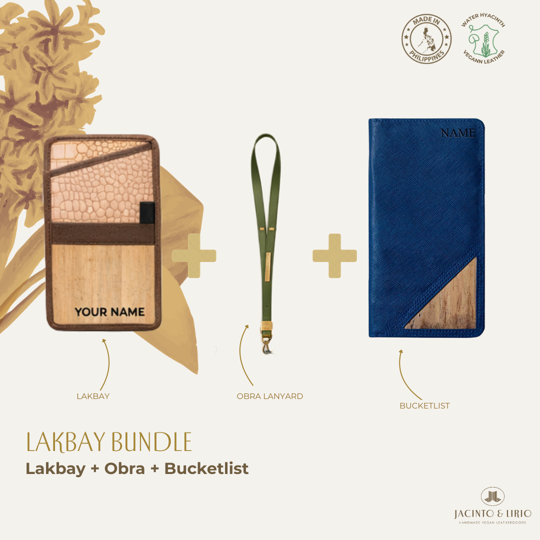 Travel Bundle – Lakbay + Obra + Bucketlist, Travel Wallet, Jacinto & Lirio, Jacinto & Lirio. - Jacinto & Lirio