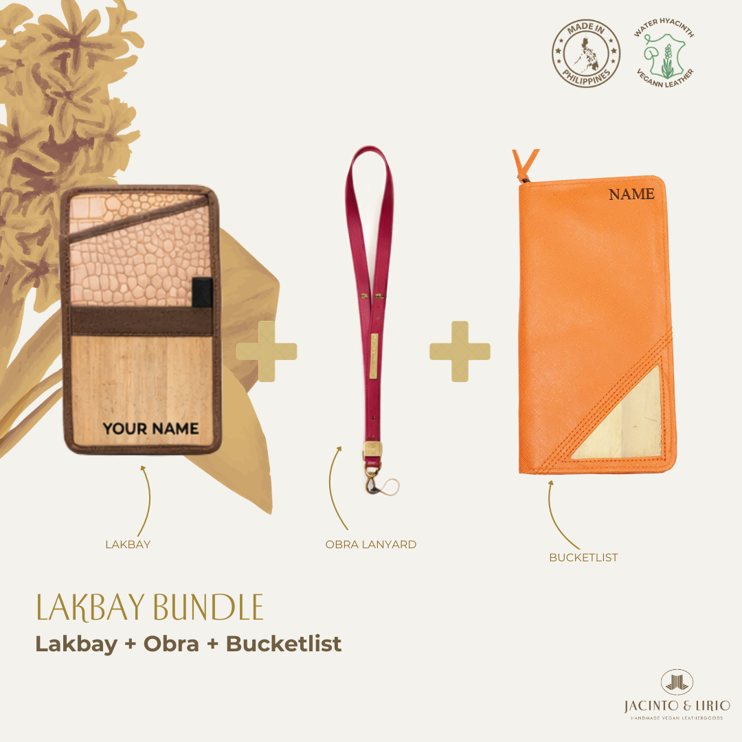 Travel Bundle – Lakbay + Obra + Bucketlist, Travel Wallet, Jacinto & Lirio, Jacinto & Lirio. - Jacinto & Lirio