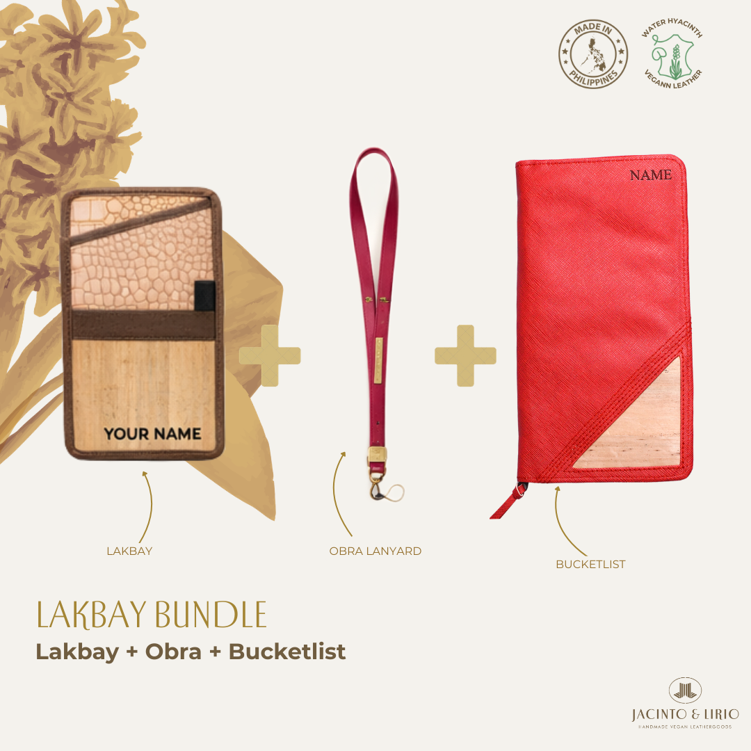 Travel Bundle – Lakbay + Obra + Bucketlist, Travel Wallet, Jacinto & Lirio, Jacinto & Lirio. - Jacinto & Lirio