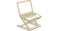 Built-In Laptop Stand