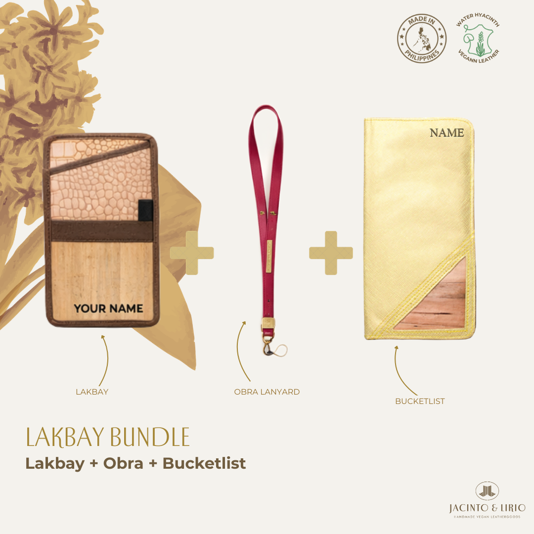 Travel Bundle – Lakbay + Obra + Bucketlist, Travel Wallet, Jacinto & Lirio, Jacinto & Lirio. - Jacinto & Lirio