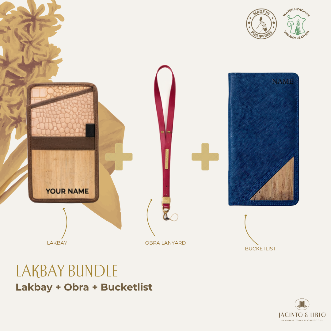 Travel Bundle – Lakbay + Obra + Bucketlist, Travel Wallet, Jacinto & Lirio, Jacinto & Lirio. - Jacinto & Lirio