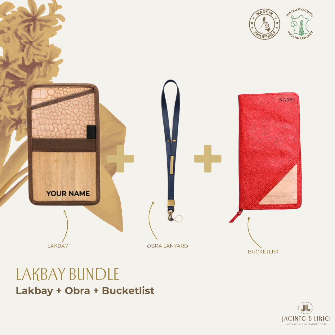 Travel Bundle – Lakbay + Obra + Bucketlist, Travel Wallet, Jacinto & Lirio, Jacinto & Lirio. - Jacinto & Lirio