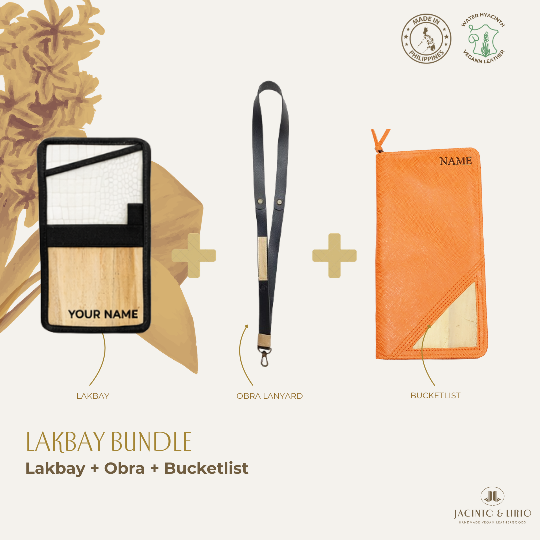 Travel Bundle – Lakbay + Obra + Bucketlist, Travel Wallet, Jacinto & Lirio, Jacinto & Lirio. - Jacinto & Lirio