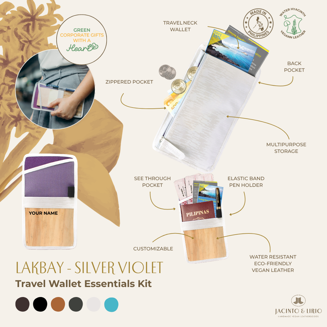 Travel Bundle – Lakbay + Obra + Bucketlist, Travel Wallet, Jacinto & Lirio, Jacinto & Lirio. - Jacinto & Lirio