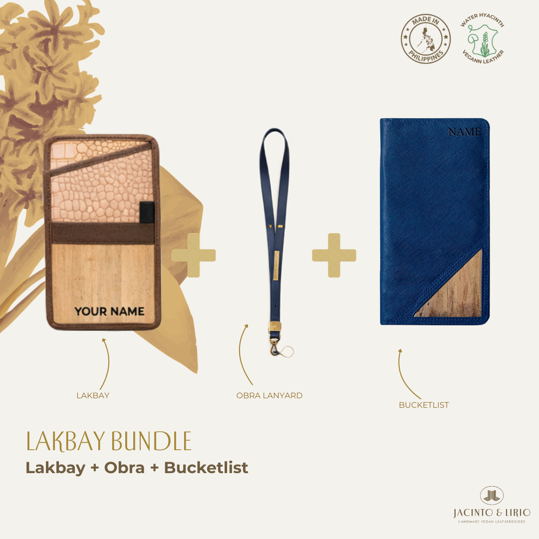 Travel Bundle – Lakbay + Obra + Bucketlist, Travel Wallet, Jacinto & Lirio, Jacinto & Lirio. - Jacinto & Lirio