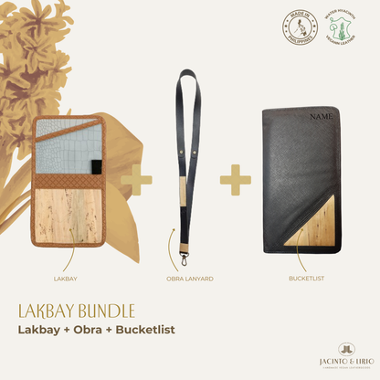 Travel Bundle – Lakbay + Obra + Bucketlist, Travel Wallet, Jacinto & Lirio, Jacinto & Lirio. - Jacinto & Lirio