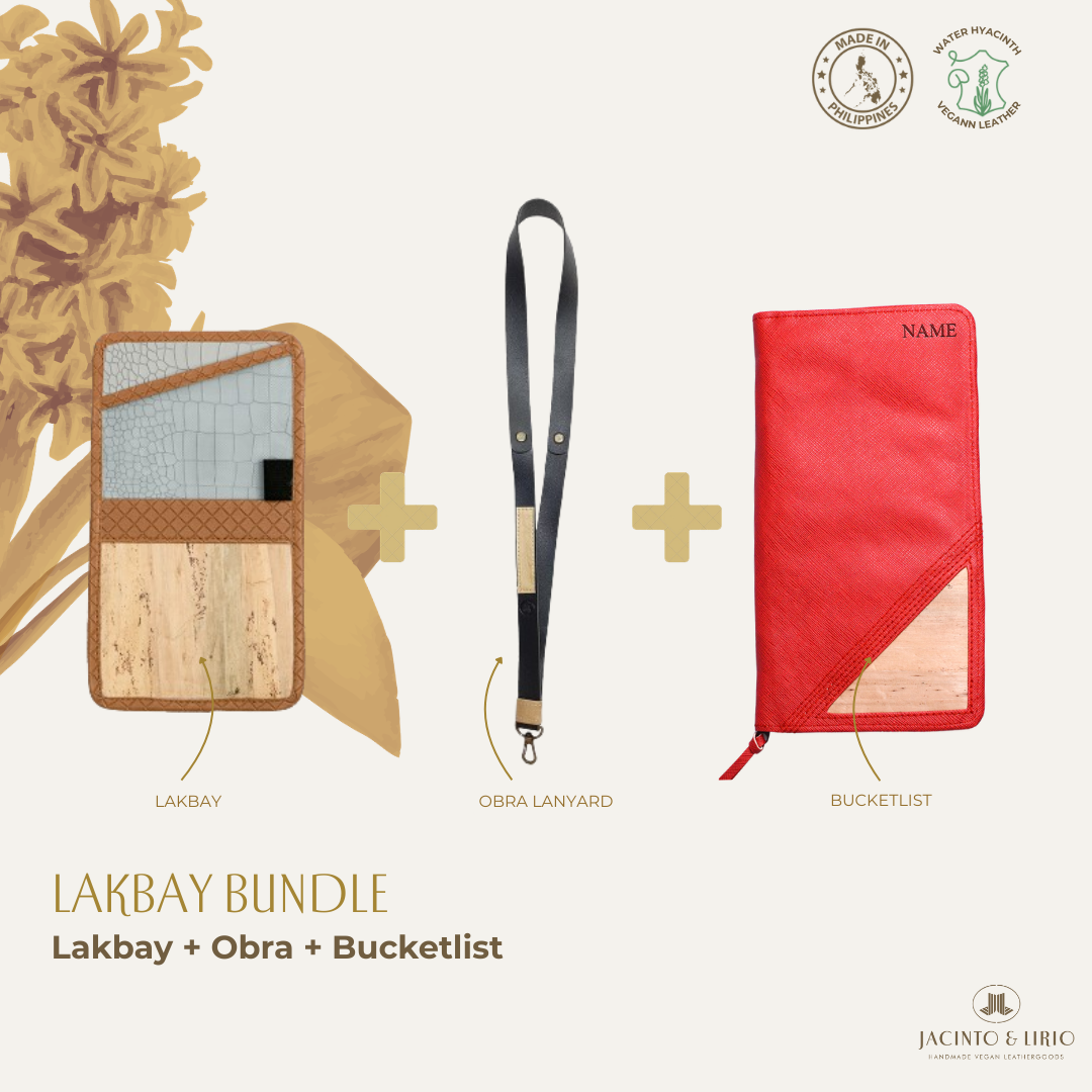 Travel Bundle – Lakbay + Obra + Bucketlist, Travel Wallet, Jacinto & Lirio, Jacinto & Lirio. - Jacinto & Lirio