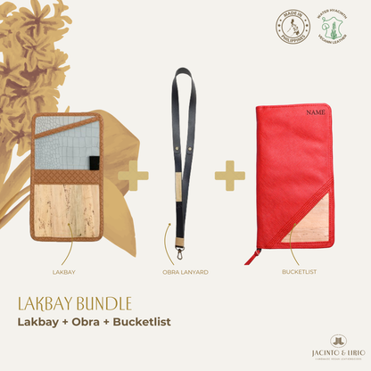 Travel Bundle – Lakbay + Obra + Bucketlist, Travel Wallet, Jacinto & Lirio, Jacinto & Lirio. - Jacinto & Lirio