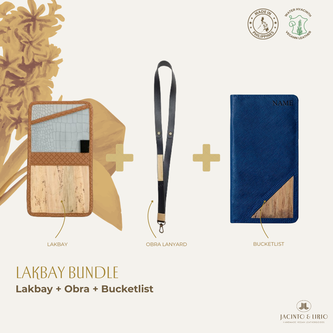 Travel Bundle – Lakbay + Obra + Bucketlist, Travel Wallet, Jacinto & Lirio, Jacinto & Lirio. - Jacinto & Lirio