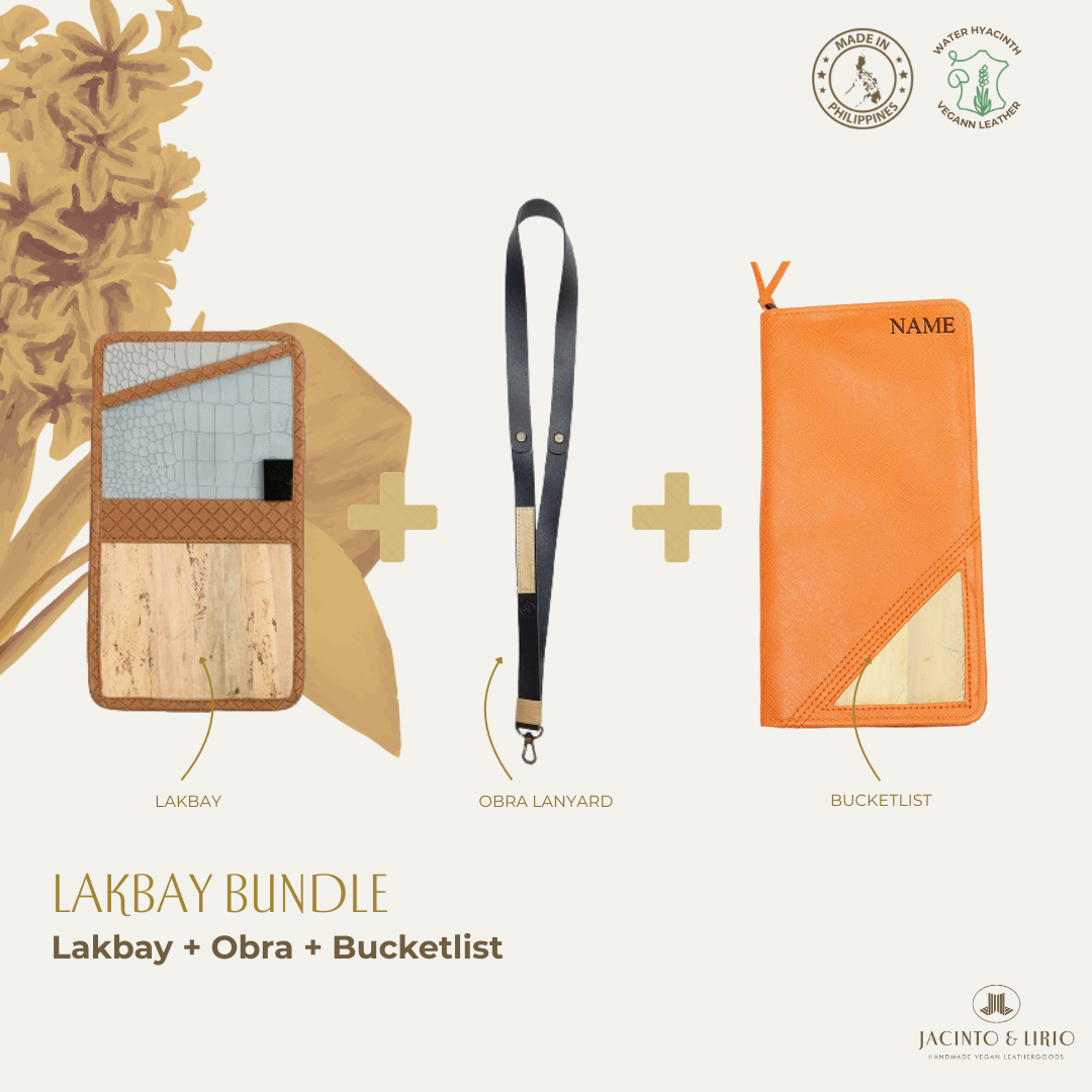 Travel Bundle – Lakbay + Obra + Bucketlist, Travel Wallet, Jacinto & Lirio, Jacinto & Lirio. - Jacinto & Lirio