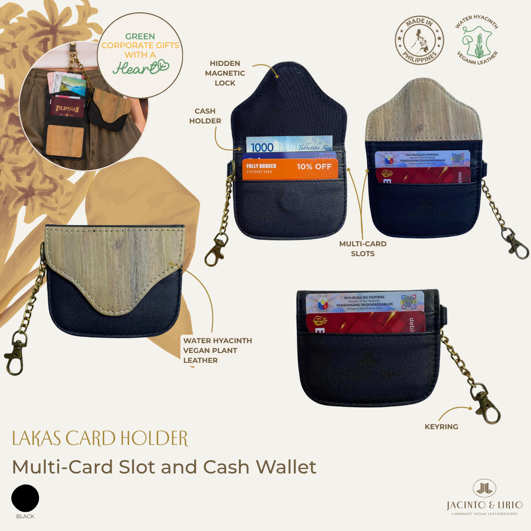Jacinto & Lirio LAKAS CARD HOLDER Water Hyacinth